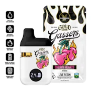 Claybourne Gold Cuts Live Resin Gassers AIO 1g Cherry Hearts