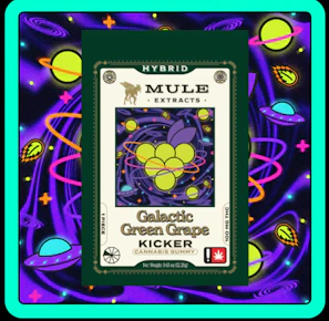 Mule | Galactic Green Grape Kickers | 2pk/100mg