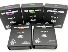Sherb x Doja Rosin Infused Prerolls 5pk - Gelonade 55%