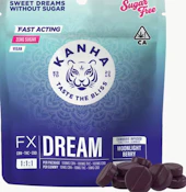 KANHA 1:1:1 CBN Moonlight Berry Sugar Free Sleep Gummies