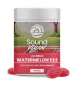 Live Resin Watermelon 1:1:1 Gummies THC:CBD:CBG H 00227