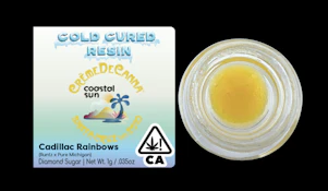 Creme De Canna -Coastal Sun- Diamond Sugar 1g - Cadillac Rainbows 70%%