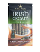 Cones - King Palm 5 pack Mini Flavored Leaf Tubes - Irish Cream