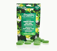 SMOKIEZ 10PK 1:1 CBG Sour Green Apple Gummies