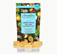 SMOKIEZ 10PK 1:1 CBD Sour Tropical Gummies