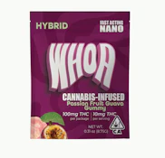 WHOA 100mg Passion Fruit Guava Gummy Single Bite