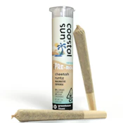 Coastal Sun Infused Pre-Rolls 2pk 1.5g - Cheetah Runtz 43%