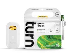 TURN Disposable 1g - Live Resin - Green Crack 80%