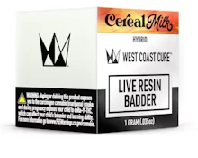 Cereal Milk - WCC 1g Live Resin Badder