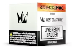 Strawnana Mac - WCC 1g Live Resin Badder