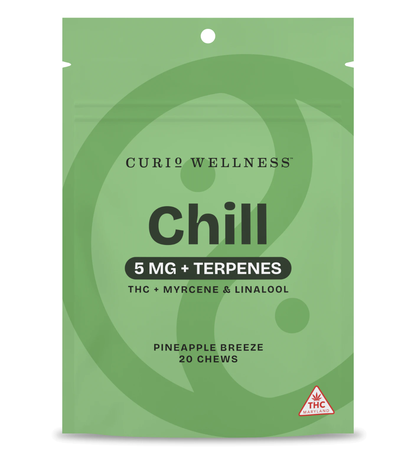 Curio - Curio | Edibles | Gummies | Chews - Chill - Pineapple Breeze | 100mg Main Image