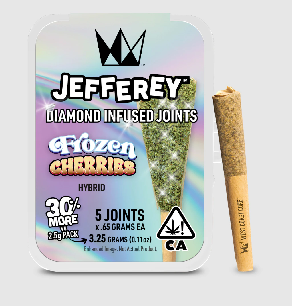 West Coast Cure - WCC Frozen Cherries - Jefferey Infused Joint .65g 5 Pack Main Image