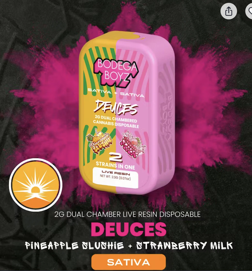 Bodega Boys - Bodega Boys - Pineapple Slushie x Strawberry Milk - Vape 2g Main Image