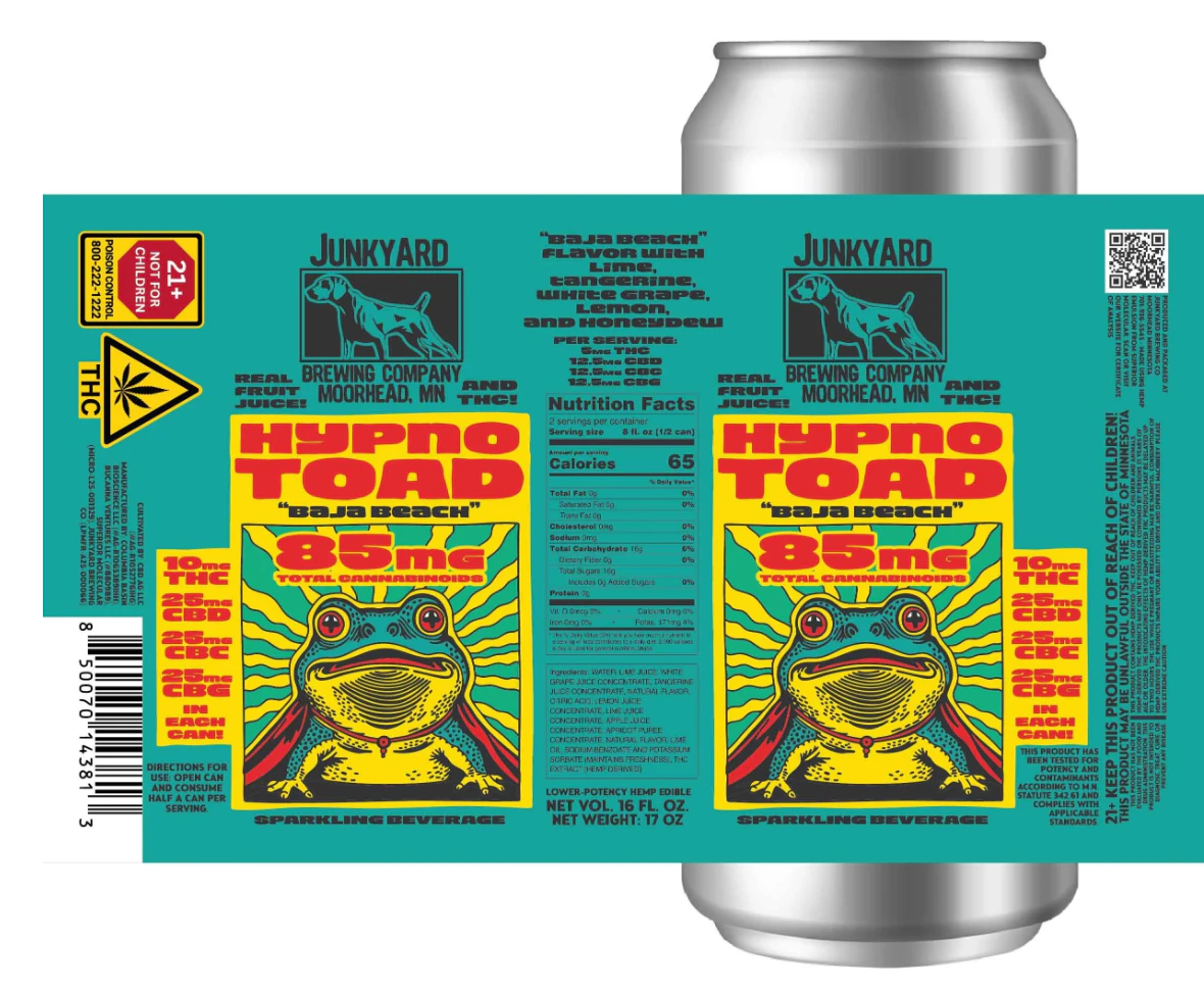 Junkyard Brewing Co. - Junkyard | Hypno Toad - Baja Beach | 16oz Main Image