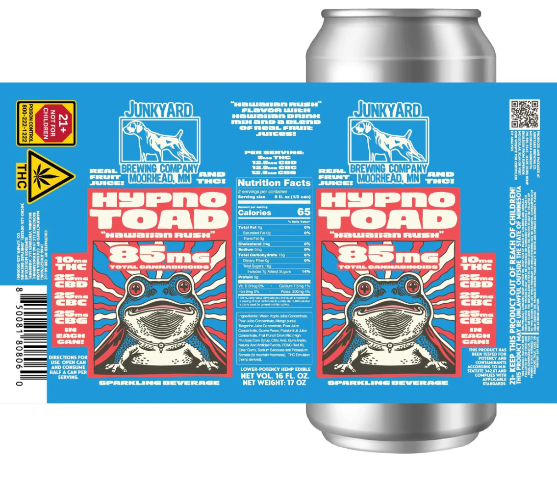 Junkyard Brewing Co. - Junkyard | Hypno Toad - Hawaiian Rush | 16oz Main Image