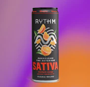 RYTHM | Sativa THC Beverage - Mandarin Orange | 12oz | 4 pack