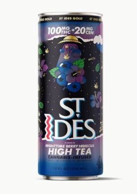 Gold High Tea 100mg Nightime Berry Hibiscus CBN