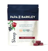 Papa & Barkley Releaf Gummies Sleep Berry Pomegranate CBN