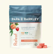 Papa & Barkley Releaf Gummies Strawberry Peach CBD