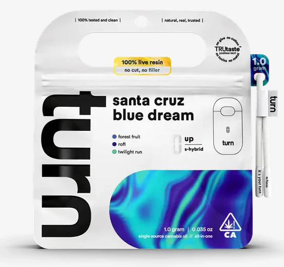 turn - Turn - Disposable - Live Resin - Santa Cruz Blue Dream - 1G Main Image