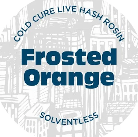 Nyce - Frosted Orange -Hybrid- 82.24% THC |Solventless Live Hash Rosin AIO (Vape Pen) .5g | Nyce   -xxx5 back