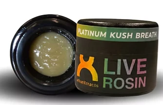 urbanXtracts - Platinum Kush Breath 1g Live Rosin - Hybrid | UrbanXtracts Main Image