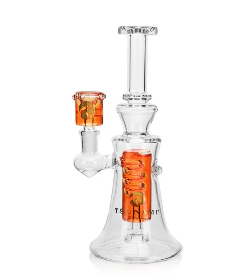Tsunami - TSUNAMI | Water Pipe, Freezable Glycerine, Swirl Edition | Orange Main Image