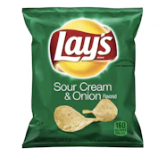 Lay's Sour Cream & Onion Potato Chips | TAX INCLD