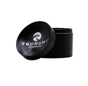 TSUNAMI | Premium Caved Top Grinder | 4 Pc | Black | 50mm