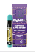 1g Eightbit Infused Live Rosin Cartridge - Lemon Cherry Gelato 77%