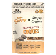 Retro Bakery | Chocolate Covered Mini Peanut Butter Cookies | 50mg