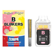 Island Punch H/Peach Ringz S - 2g Dual Chamber Disposable BONUS HASH HOLE PRE-ROLL (Blinkers Flip Slurpie)