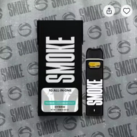 Smoke - Limon Gelato -Hybrid 70.48% THC | 1g All-in-One (Vape) | SMOKE  - SSS6 
