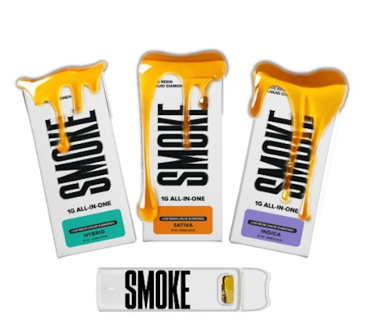 Smoke - Pineapple Wave -Hybrid- 76.45% THC | 1g Live Resin/Liquid Diamonds | SMOKE  - PP6 
