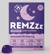 Moondrift Berry - 1:1:1 THc:CBD:CBN 20pk Sleep Gummies