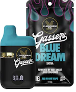 Claybourne Co. Gassers Vape AIO 1g Blue Dream