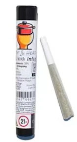 Pot & head | Pre Roll | velvet kush | 1G Hash Infused |