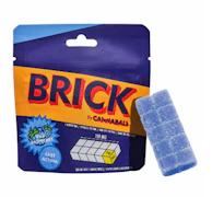 Blue Raspberry 100mg Gummy Brick - Hybrid | Cannabals
