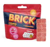Lychee Live Resin 100mg Gummy Brick - Hybrid | Cannabals