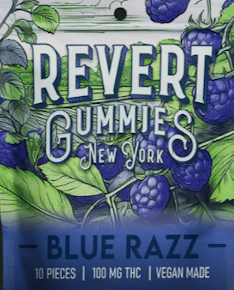 Revert | Edible | Blue Razz | 10 pk | 100mg