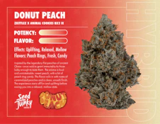 4pk - Donut Peach - 4g (H) - Seed Junky