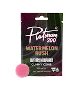 Platinum Watermelon Rush Gummy Coins 200mg