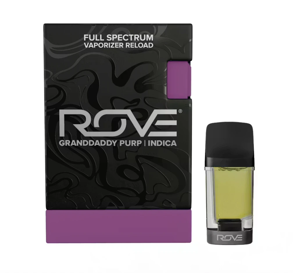ROVE - ROVE |Grand Daddy Purp | Melted Diamond Live Resin Vaporizer | 1.0g (Reload) Main Image
