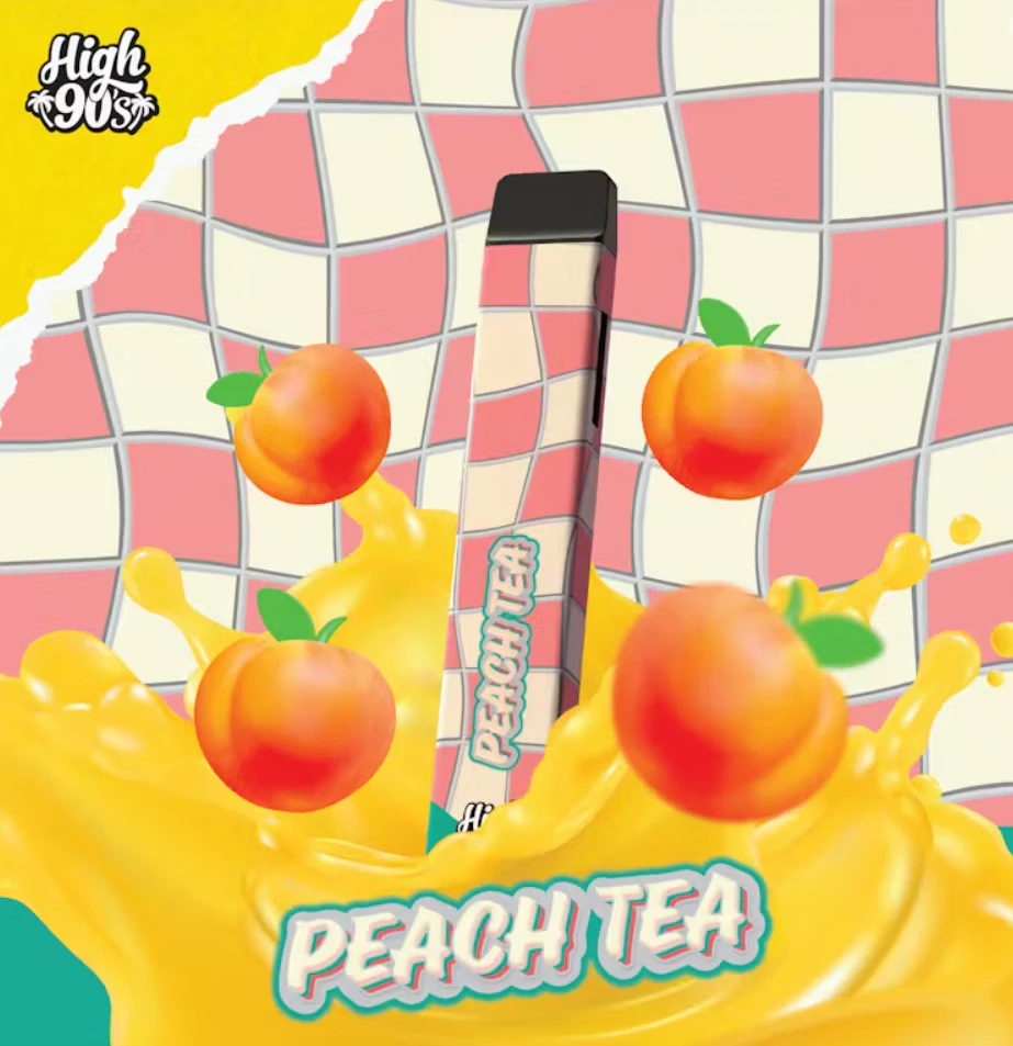 HIGH 90s - High 90s - Peach Tea All-In-One Vape 1g Main Image