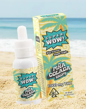 Super Wow | Pina Colada Drops | Tincture | 1000mg