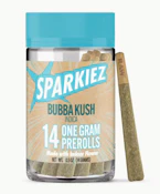 Bubba Kush - 14pk Premium Flower Pre-rolls (Sparkiez)