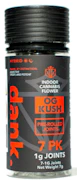OG Kush 7pk 1g Prerolls - Hybrid | Dank