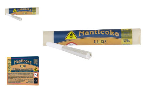 Nanticoke - All Gas 0.5g Preroll - Indica | Nanticoke Main Image