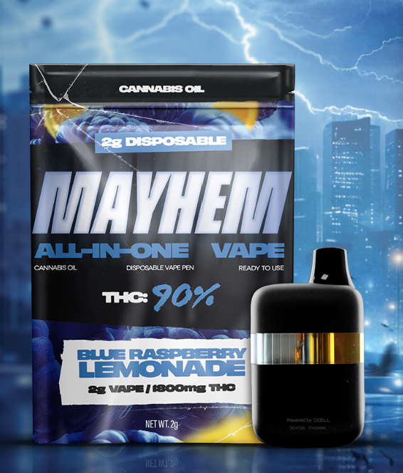 Mayhem - Blue Raspberry Lemonade - 2g AIO