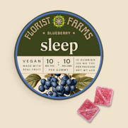 Blueberry 10pk Gummies - Indica | Florist Farms